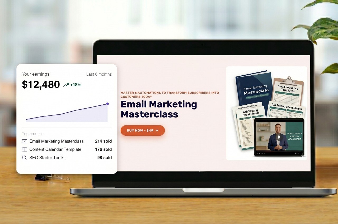 MiloTree sales page example for an email marketing masterclass
