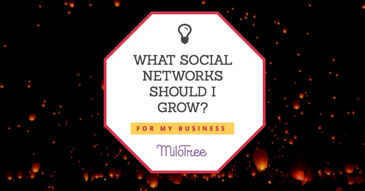 Instagram, Facebook, YouTube, Pinterest: What Social Networks Should I Grow? | MiloTree.com