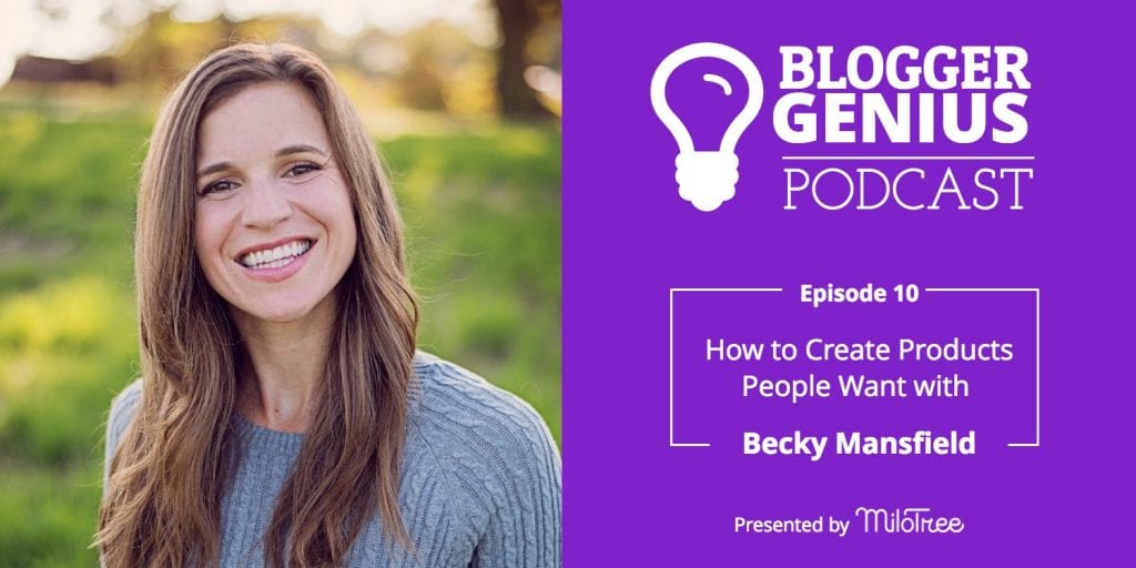 Becky Mansfield on the Blogger Genius Podcast | MiloTree.com Becky Mansfield on the Blogger Genius Podcast | MiloTree.com
