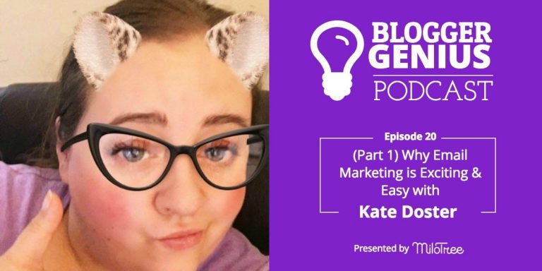 #020: Why Email Marketing is Exciting and Easy with Kate Doster (Part 1)