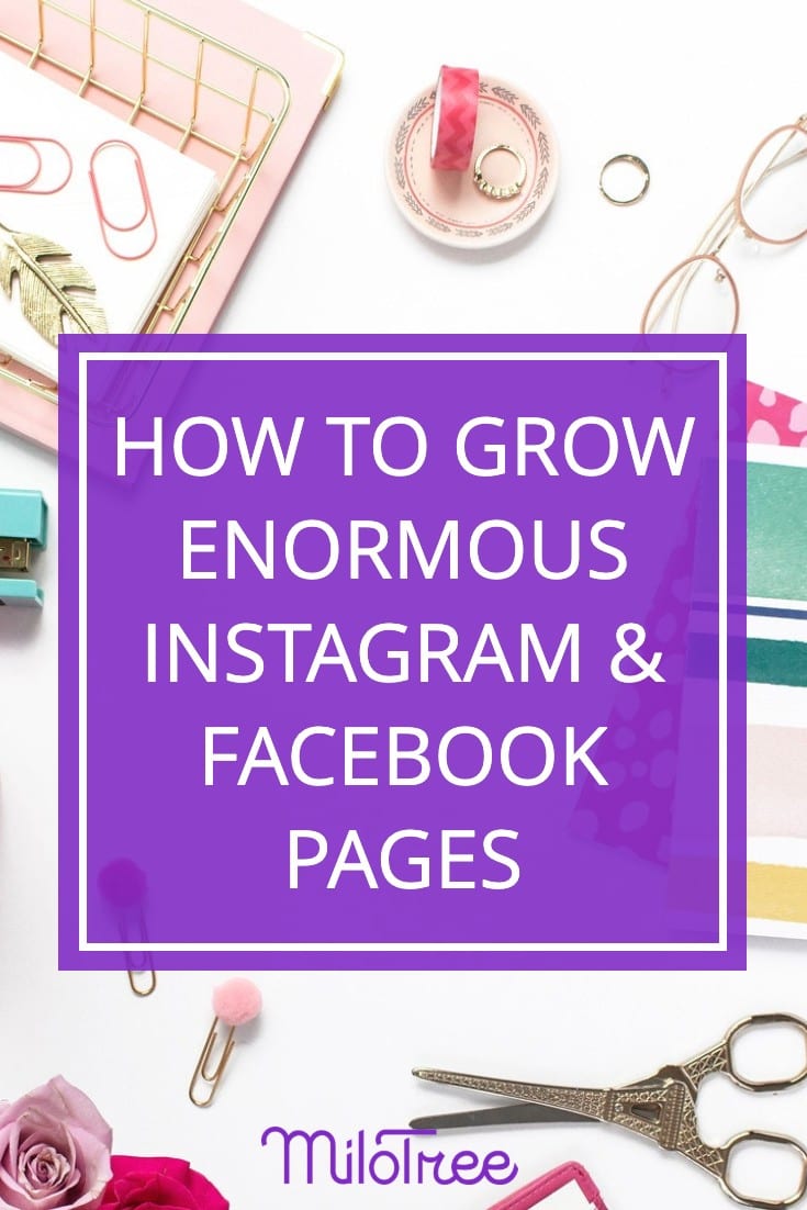 How to Grow Enormous Facebook & Instagram Pages | MiloTree.com
