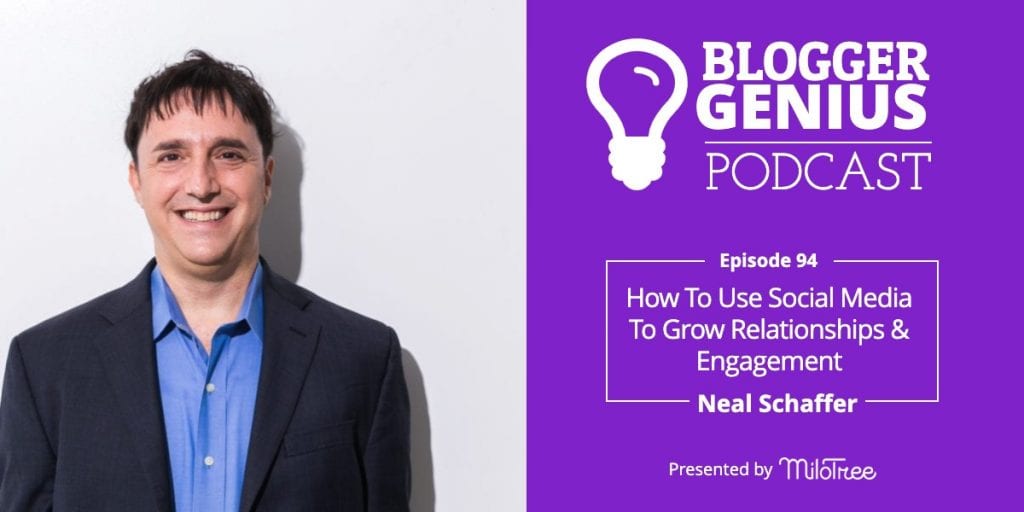 How to Use Social Media to Grow Relationships and Engagement | Blogger Genius Podcast