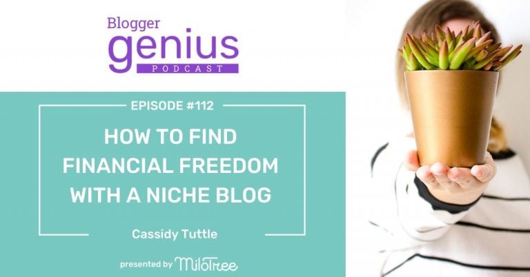 #112: How to Find Financial Freedom with a Niche Blog