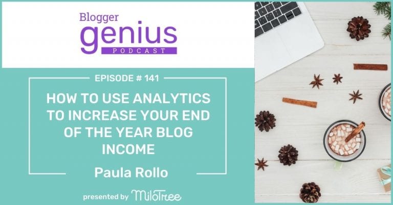#142: How to Use Analytics to Increase Your End of the Year Blog Income