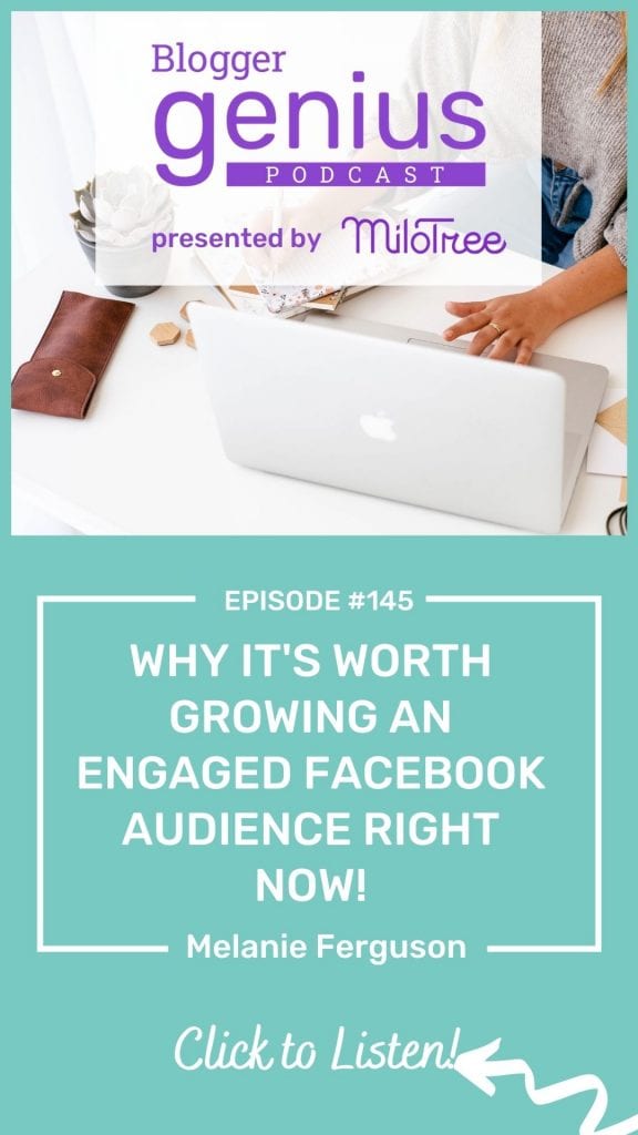 Why It's Worth Growing an Engaged Facebook Audience Right Now | The Blogger Genius Podcast