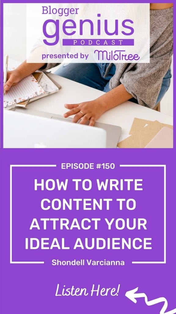 How to Write Content That Attracts Your Ideal Audience | The Blogger Genius Podcast with Jillian Leslie