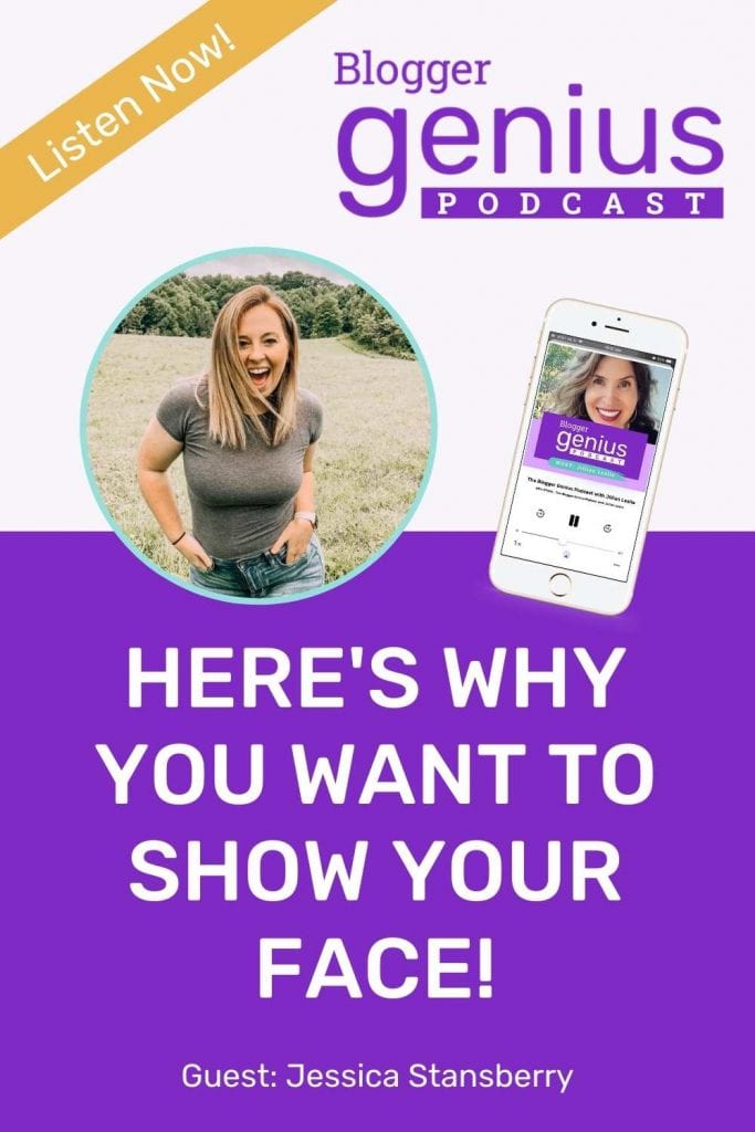 Listen to this episode of The Blogger Genius Podcast with Jillian Leslie to see why video and showing your face are so important now to grow your blog and online business! | MiloTree.com