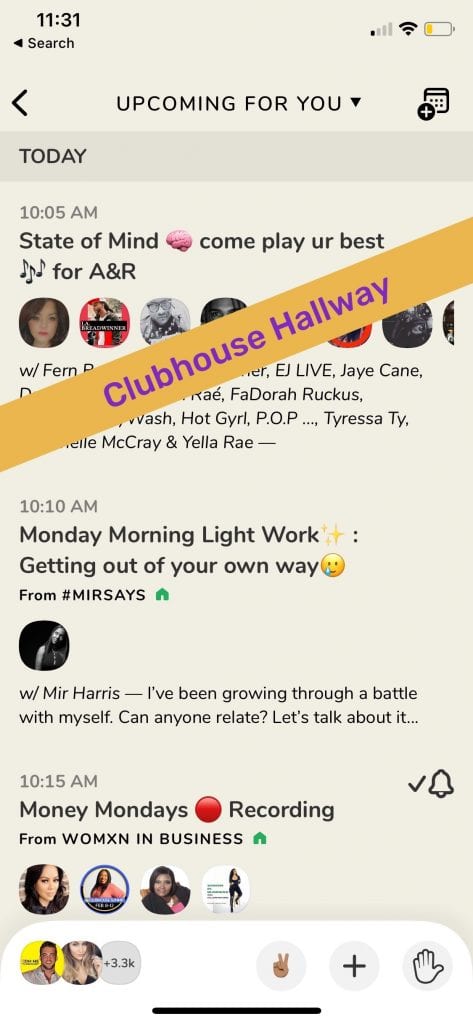 Clubhouse Hallway Example | MiloTree.com