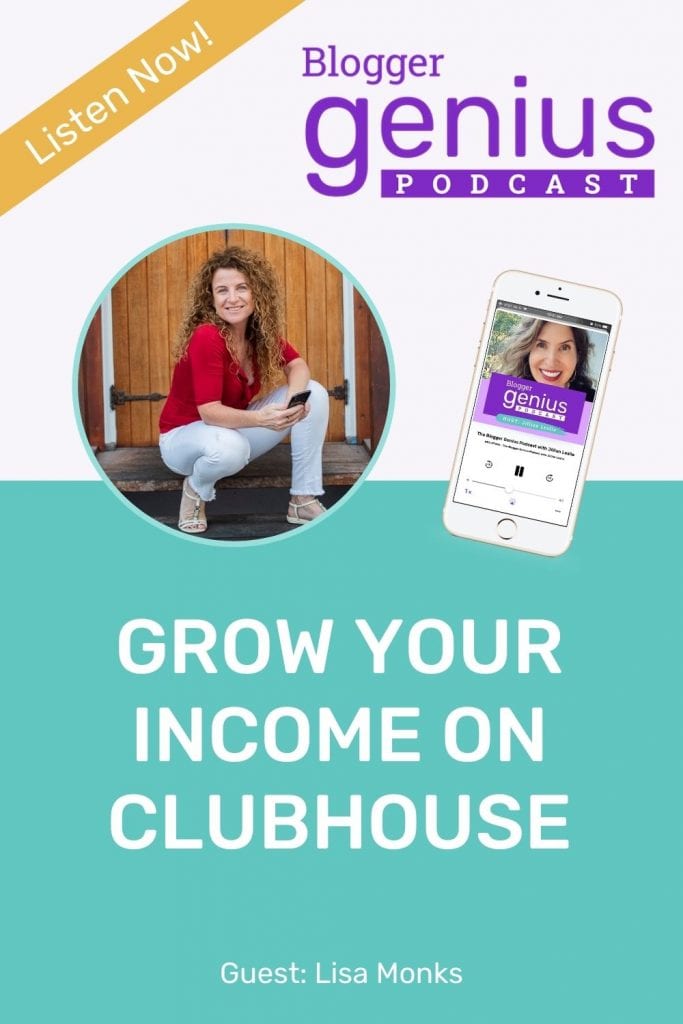 Trying to figure out how to grow your income on Clubhouse? Listen to this episode of The Blogger Genius Podcast with Jillian Leslie to find out! | Brought to you by MiloTree.com #clubhouse #bloggertips #socialmediamarketing 