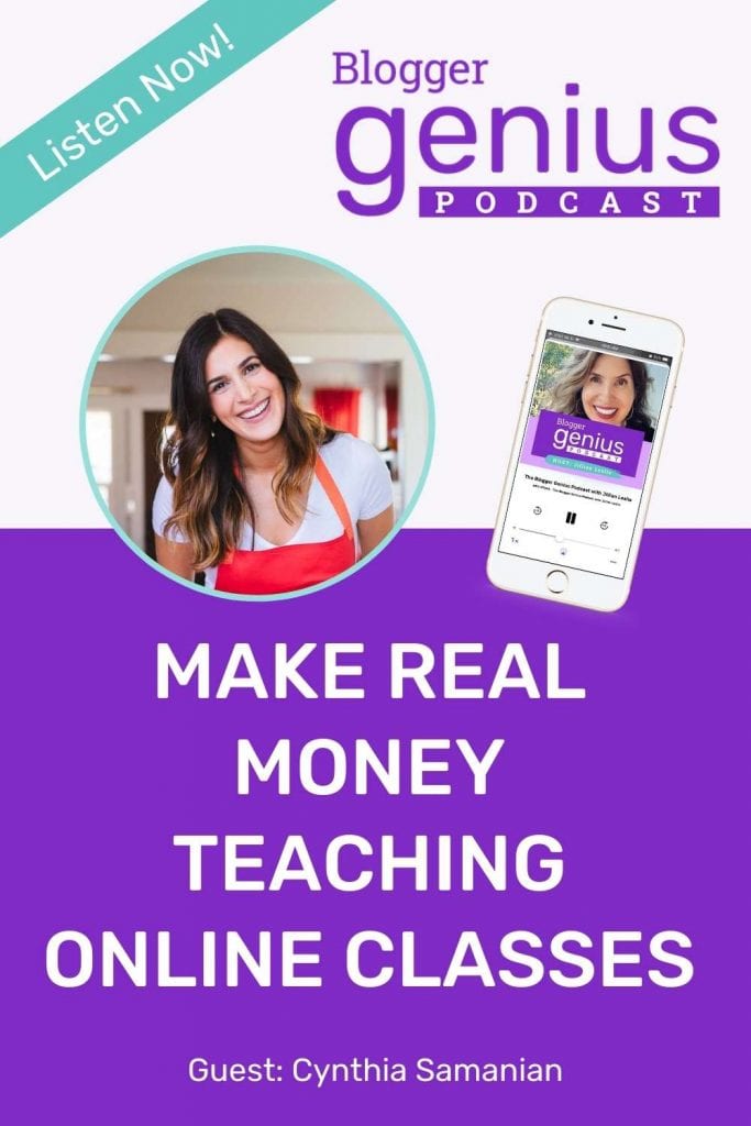 Make Real Money Teaching Online Classes | The Blogger Genius Podcast