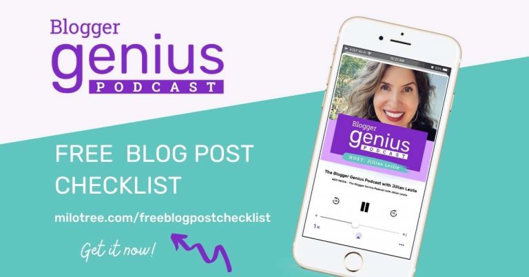 #206: Grab Your FREE Blog Post Checklist and Write Posts that Get Traffic!