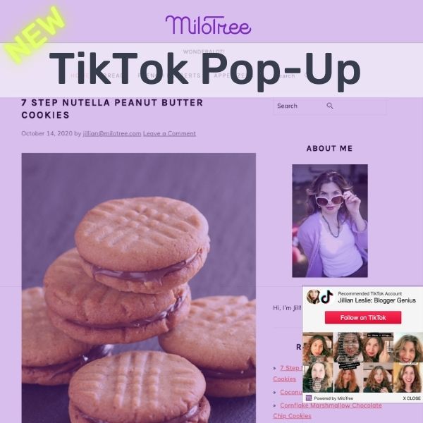 Get More TikTok Followers Using Our New MiloTree TikTok Pop-Up