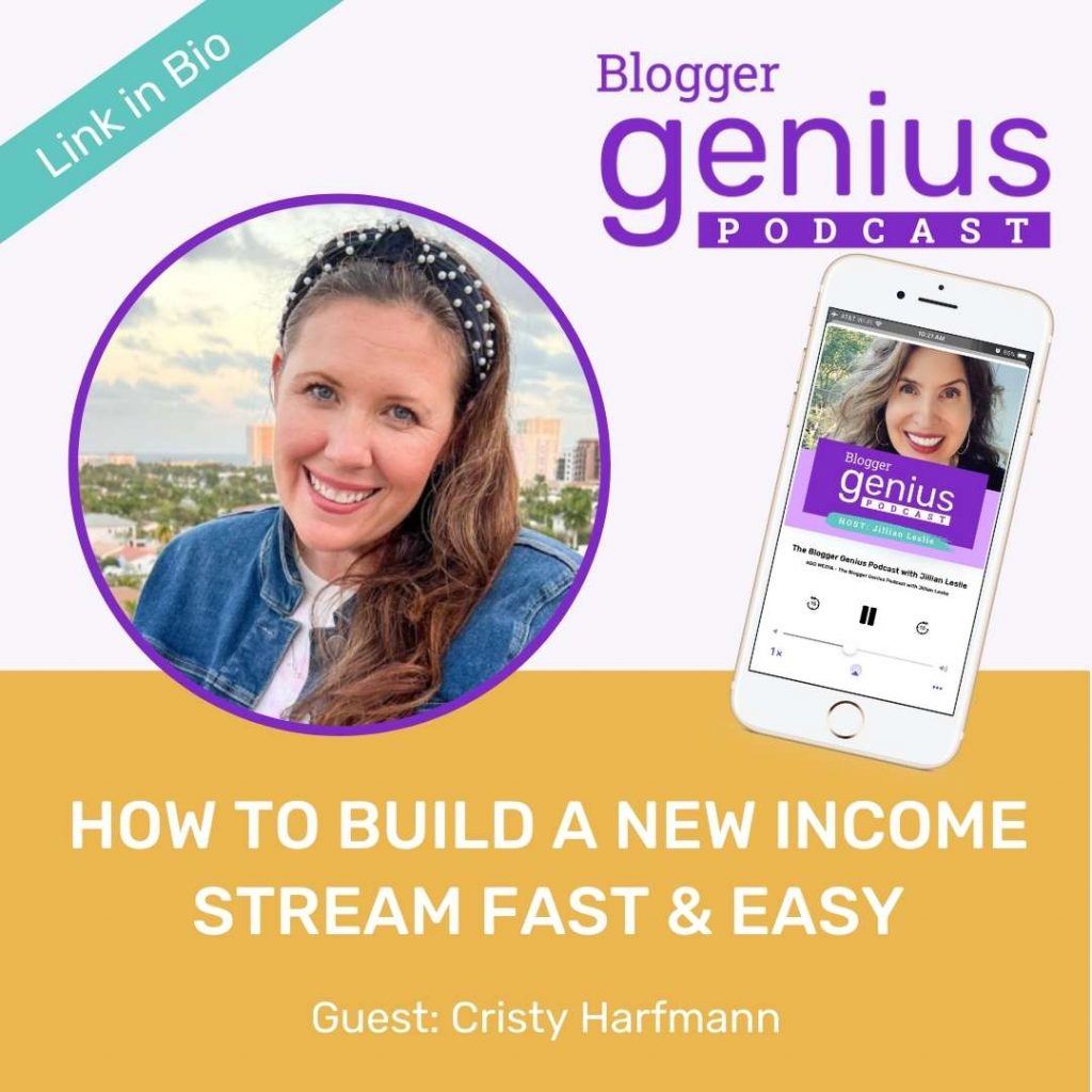 How to Build a New Income Stream Fast and Easy | The Blogger Genius Podcast with Jillian Leslie