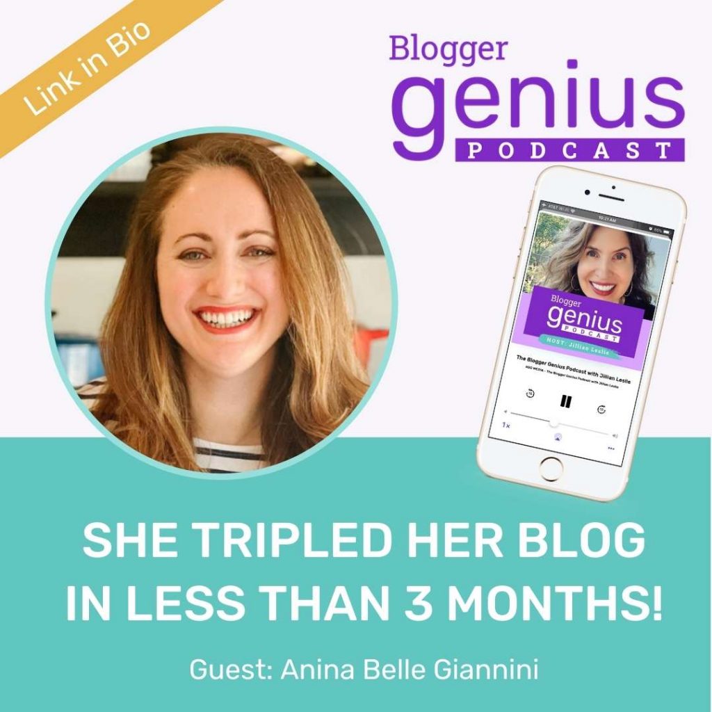 She Tripled Her Blog in Less Than 3 Months Doing This... | The Blogger Genius Podcast with Jillian Leslie