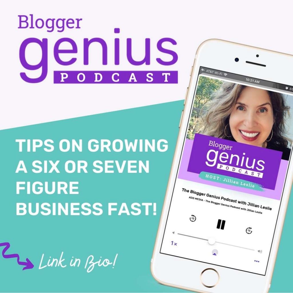 My Best Tips for Growing a Six or Seven Figure Business Fast! | The Blogger Genius Podcast with Jillian Leslie