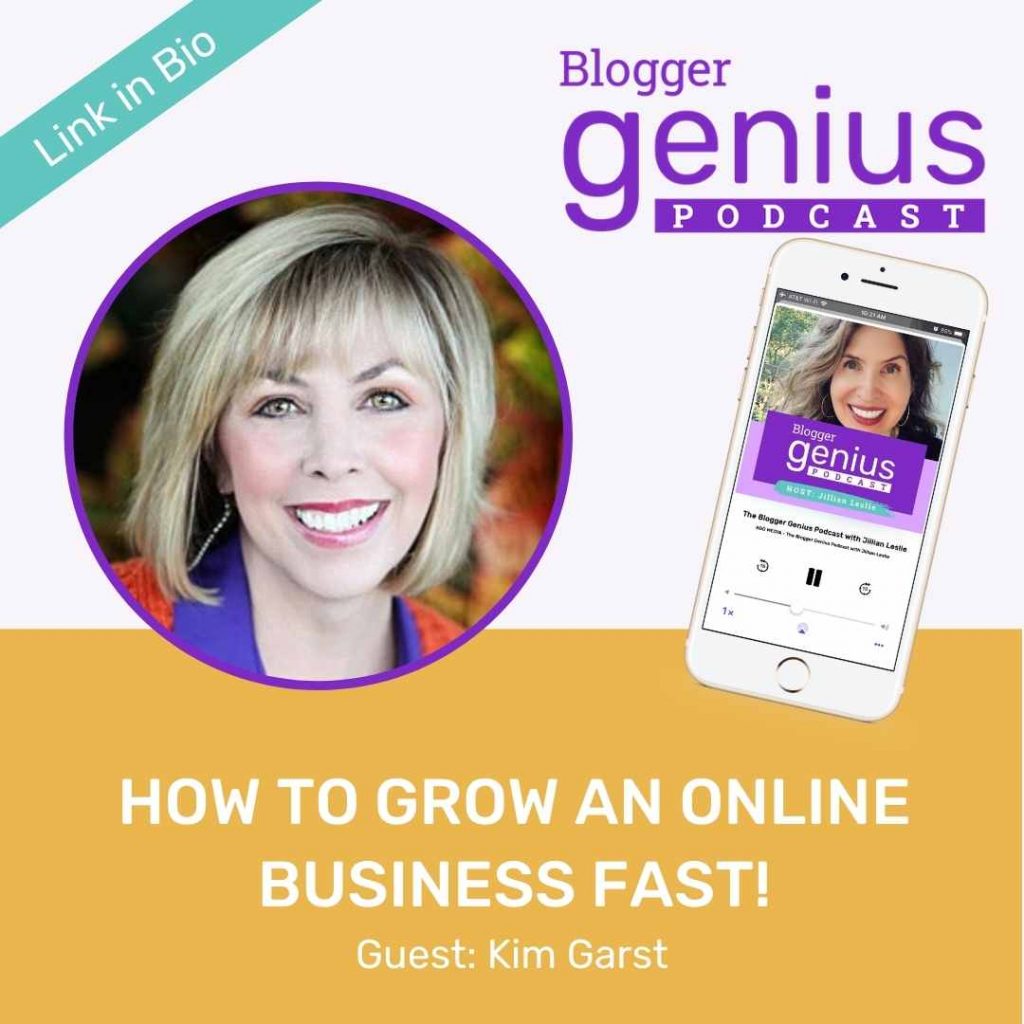 How to Grow an Online Business Faster Than You Think! | The Blogger Genius Podcast with Jillian Leslie