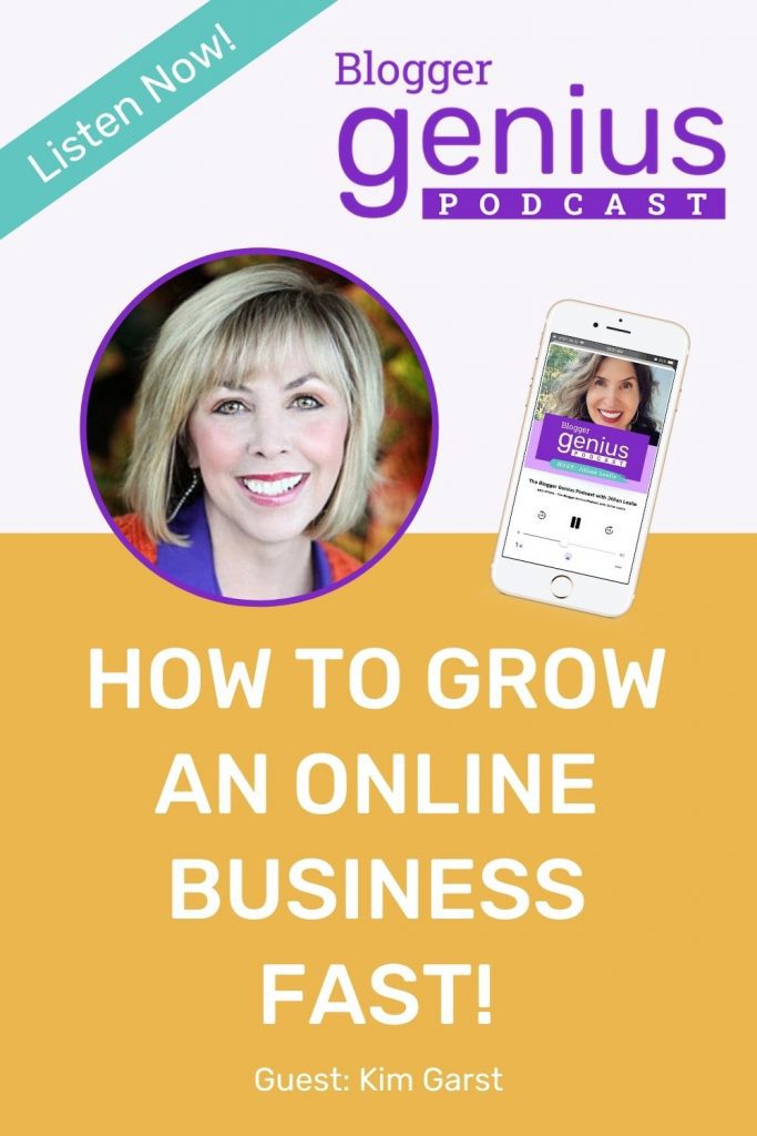 How to Grow an Online Business Faster Than You Think! | The Blogger Genius Podcast with Jillian Leslie