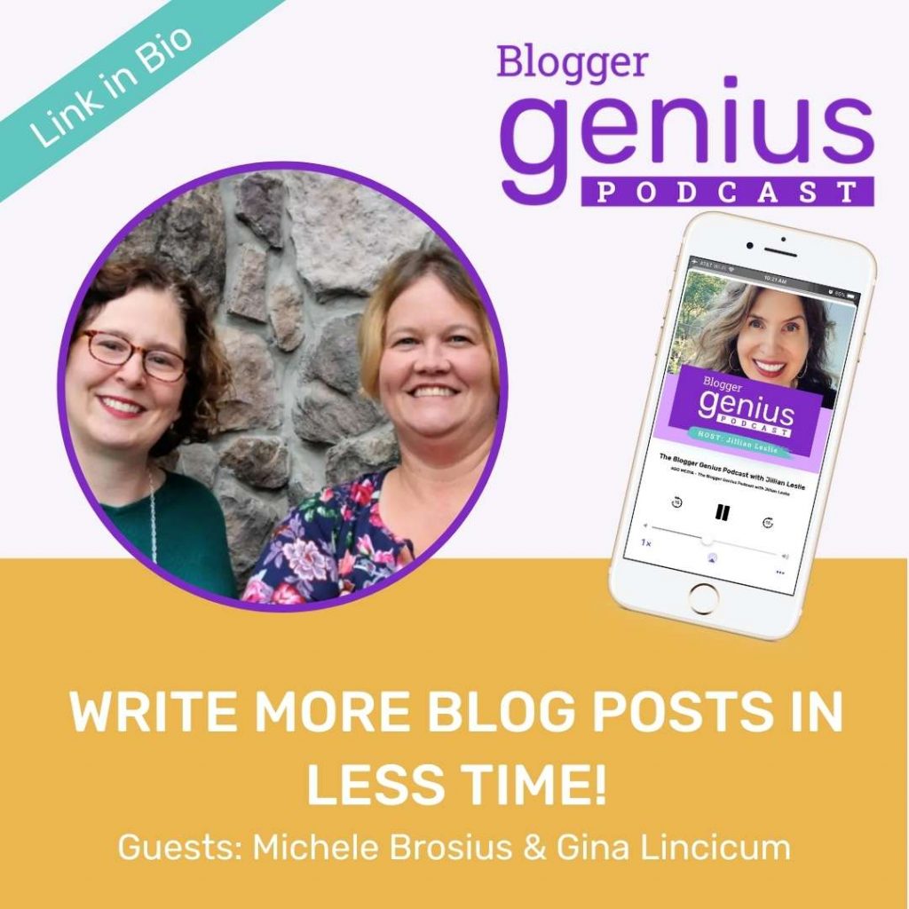 Write More Blog Posts in Less Time | The Blogger Genius Podcast with Jillian Leslie