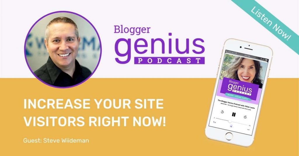 Best Strategies to Increase Your Site Visitors Right Now | The Blogger Genius Podcast with Jillian Leslie