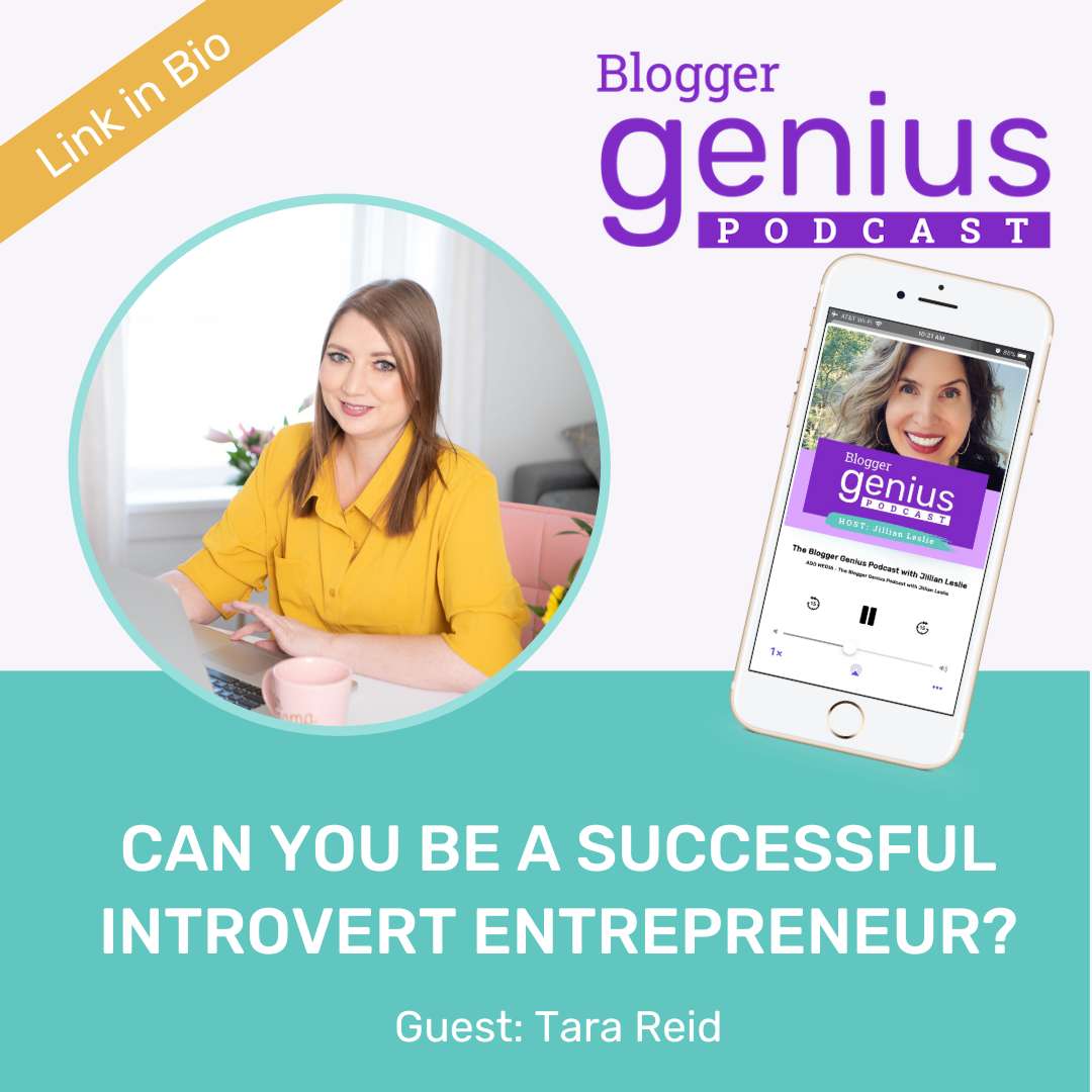 Can You Be a Successful Introverted Entrepreneur? | The Blogger Genius Podcast with Jillian Leslie
