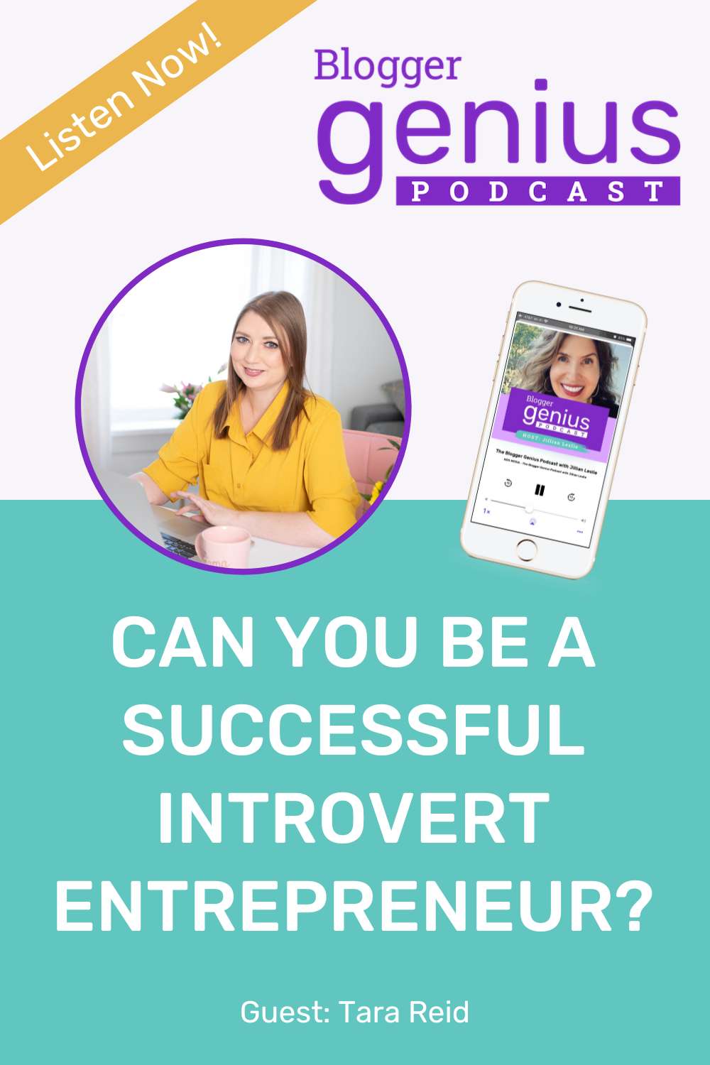 Can You Be a Successful Introverted Entrepreneur? | The Blogger Genius Podcast with Jillian Leslie