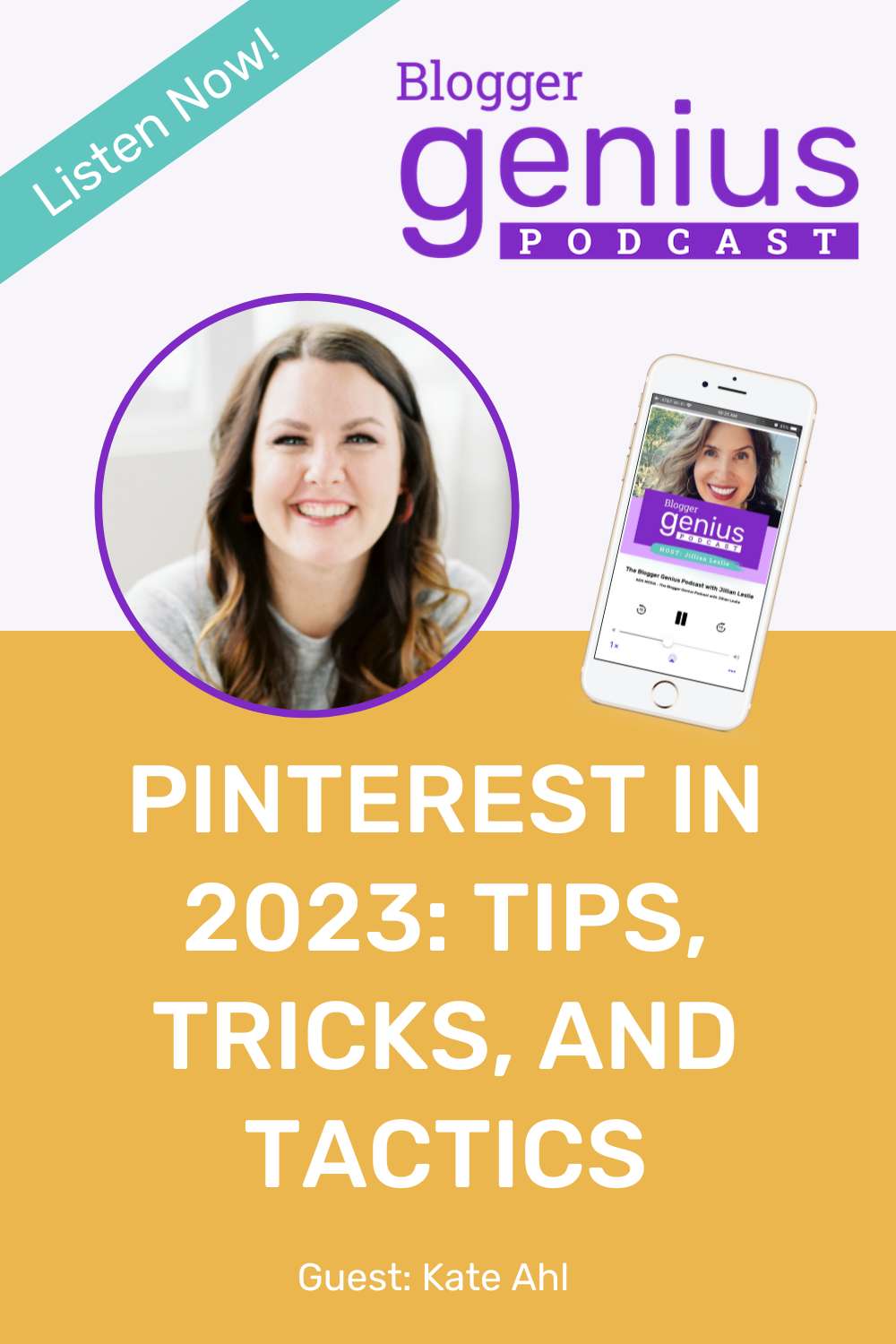 Pinterest in 2023: Tips, Tricks, and Tactics | The Blogger Genius Podcast with Jillian Leslie