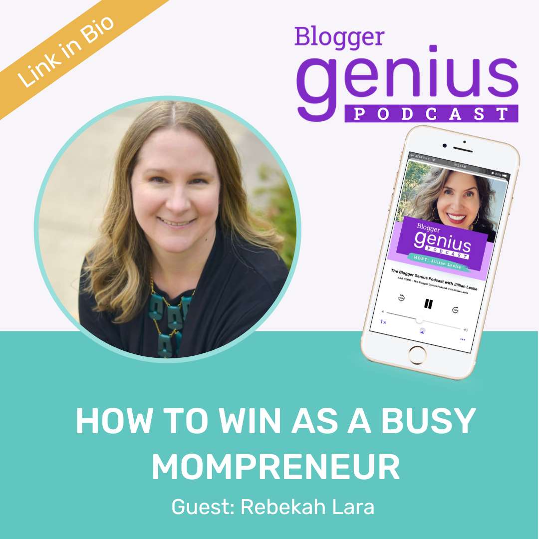 New episode of The Blogger Genus Podcast about calming the chaos as a busy mompreneur.