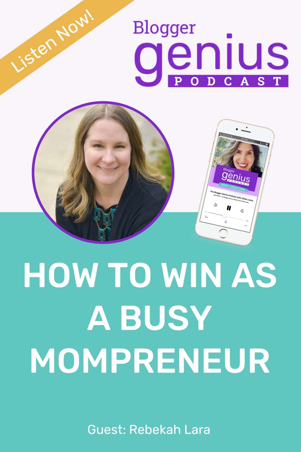 New episode of The Blogger Genus Podcast about calming the chaos as a busy mompreneur.