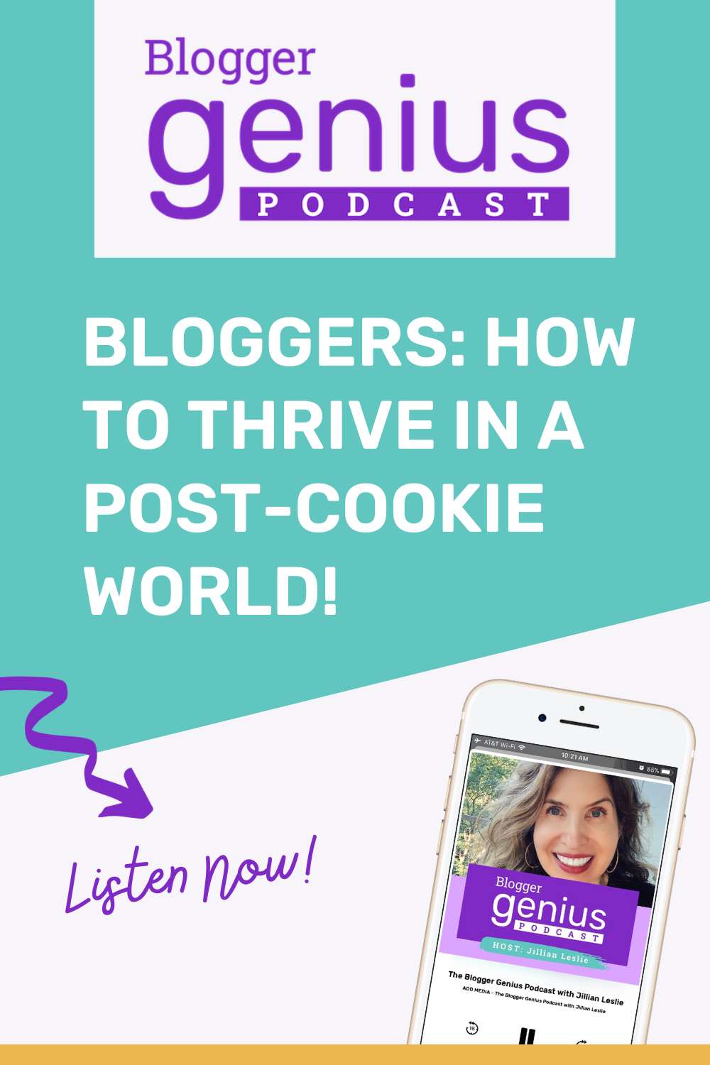 How to Thrive in a Post-Cookie World | The Blogger Genius Podcast with Jillian Leslie