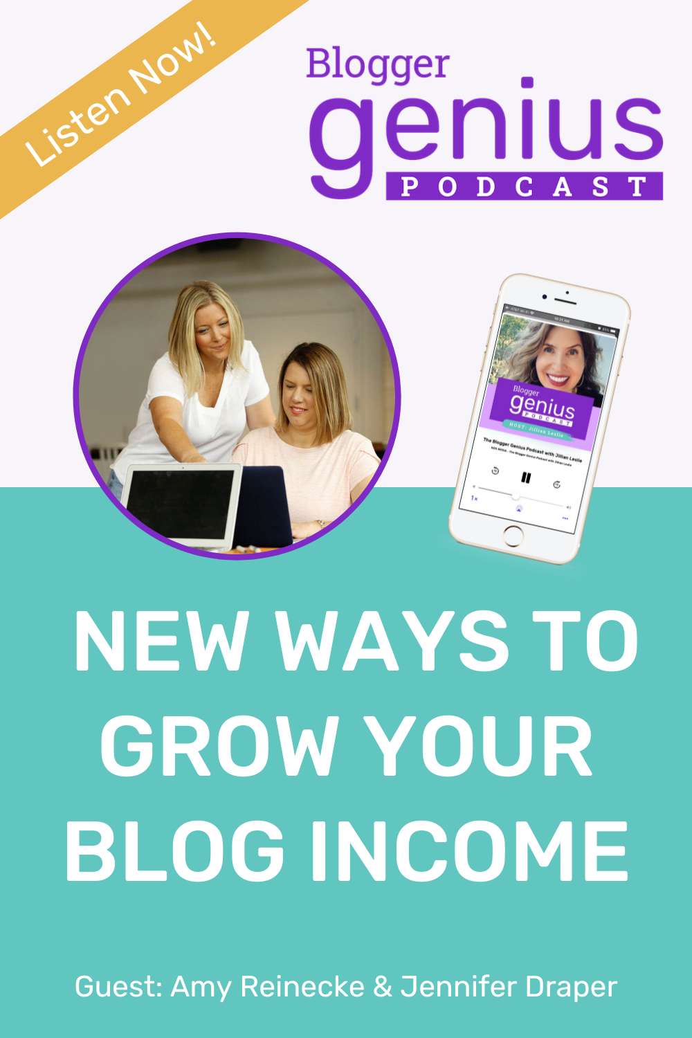 New Ways to Grow Your Blog Income in 2024 | The Blogger Genius Podcast with Jillian Leslie