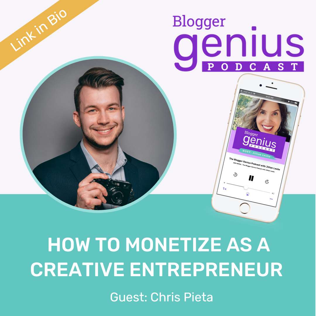 Best Ways Creative Entrepreneurs Can Monetize Their Expertise | The Blogger Genius Podcast with Jillian Leslie
