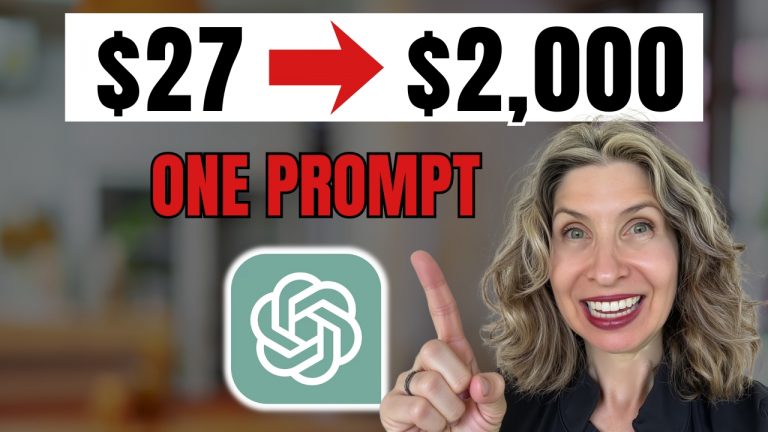 This AI Prompt Turns $27 Customers Into $2,000 Customers (Digital Product Ladder Strategy)