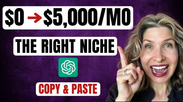 How to Find a Profitable Niche With AI ($5K/Month)